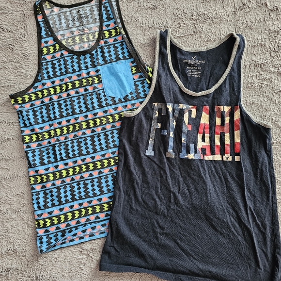 LOT of 2 - American Eagle tank tops,  size XS. - Picture 1 of 3